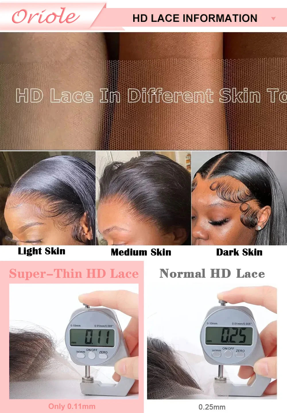 Invisible Strap 360 HD Full Lace Glueless Kinky Straight Human Hair Wig