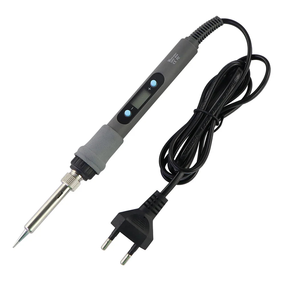80W Electric Soldering Iron Kit – Adjustable Temperature Digital Welding Tool with Display & Multiple Tips