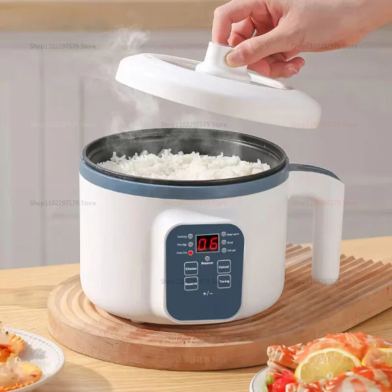 Electric Hot Pot Cooker – Non-Stick Multifunction Rice & Soup Maker for 1–2 People