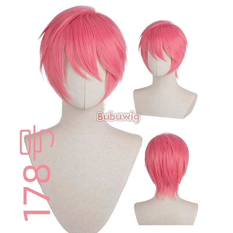 Bubuwig Synthetic Hair Short Straight Cosplay Wig – 70+ Colors, 12 Inch