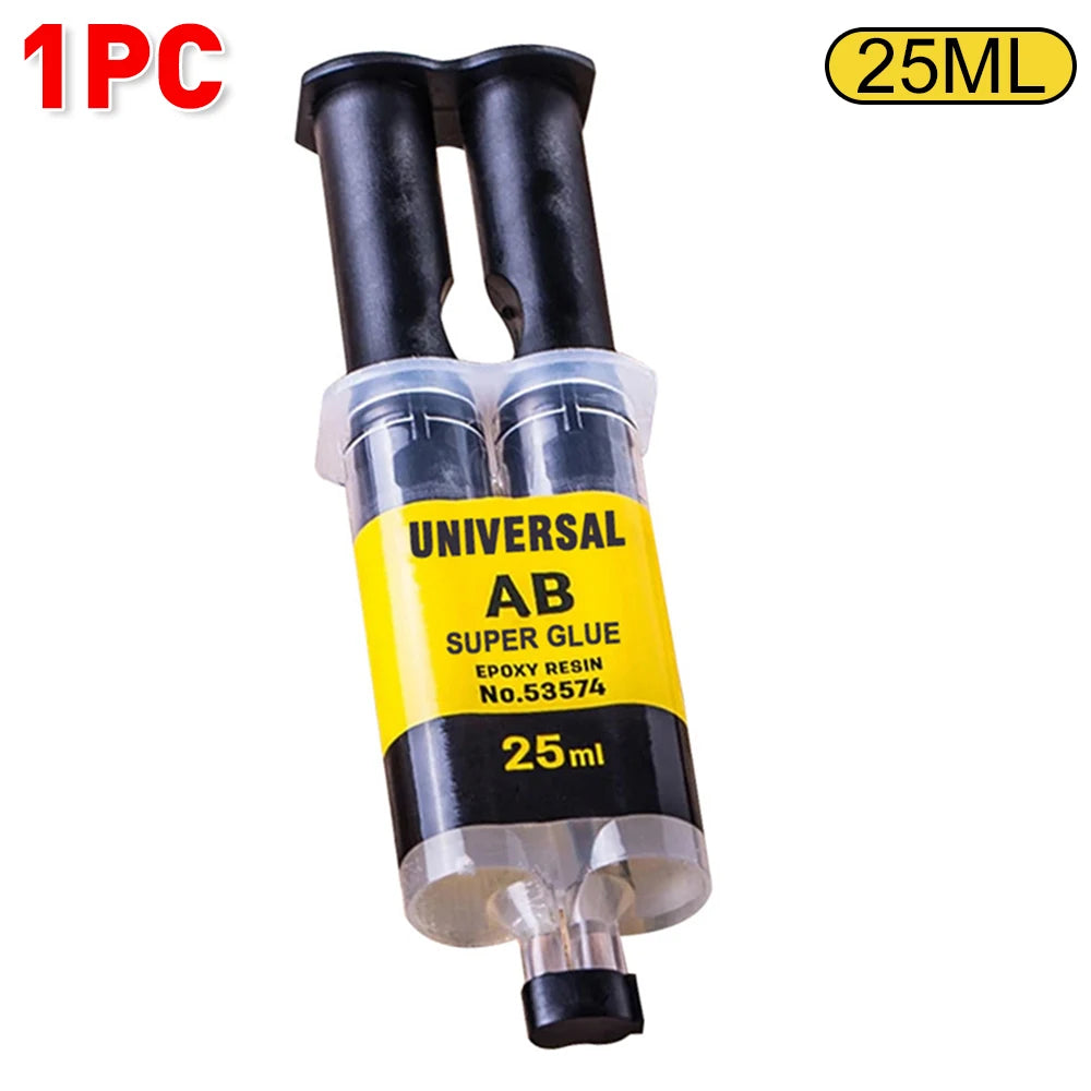 Epoxy Resin AB Glue – Waterproof Fast Adhesive for Wood, Metal & Plastic Repair (4/25ml)