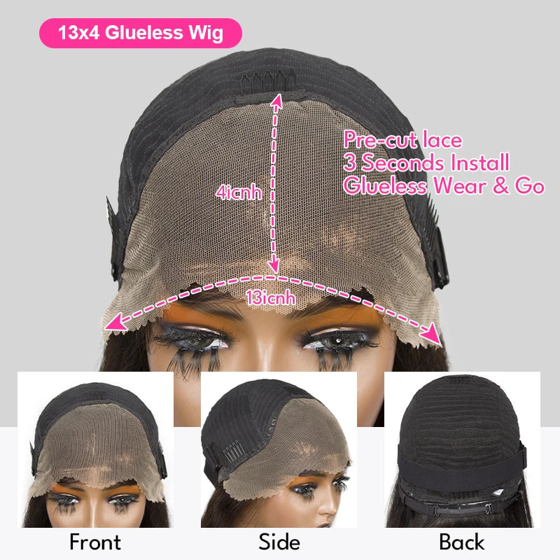 Brazilian Glueless Curly Bob Wig (Deep Water Wave) | HD Lace Front 13x4 / 13x6 | 100% Remy Human Hair