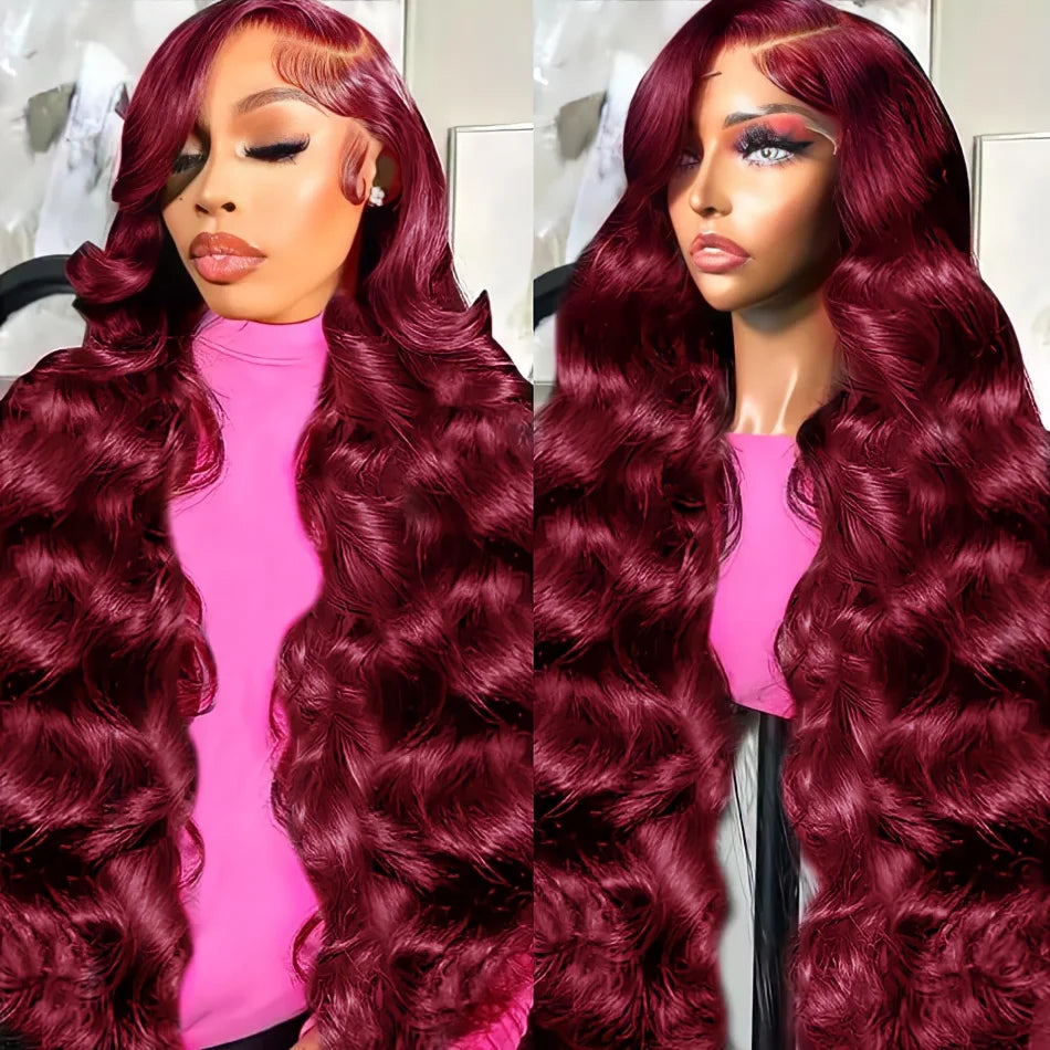 Ginger HD Lace Front Wig 13×6 Body Wave – 250% Density Human Hair (30–38 Inch)