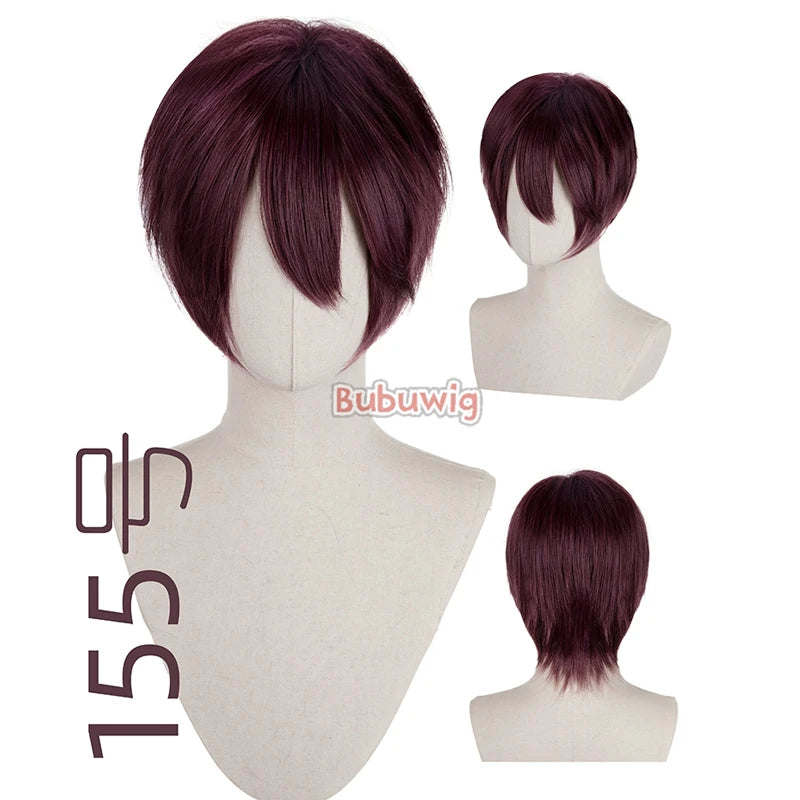 Bubuwig Synthetic Hair Short Straight Cosplay Wig – 70+ Colors, 12 Inch