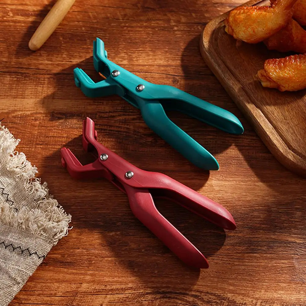Heat-Resistant Silicone Clip – Non-Slip Kitchen Tongs & Handle Tool