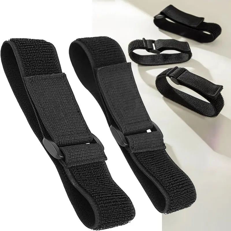 5PCS Elastic Hook & Loop Cable Strap – Adjustable Nylon Organizer with Buckle for Cables, Bags & Tools