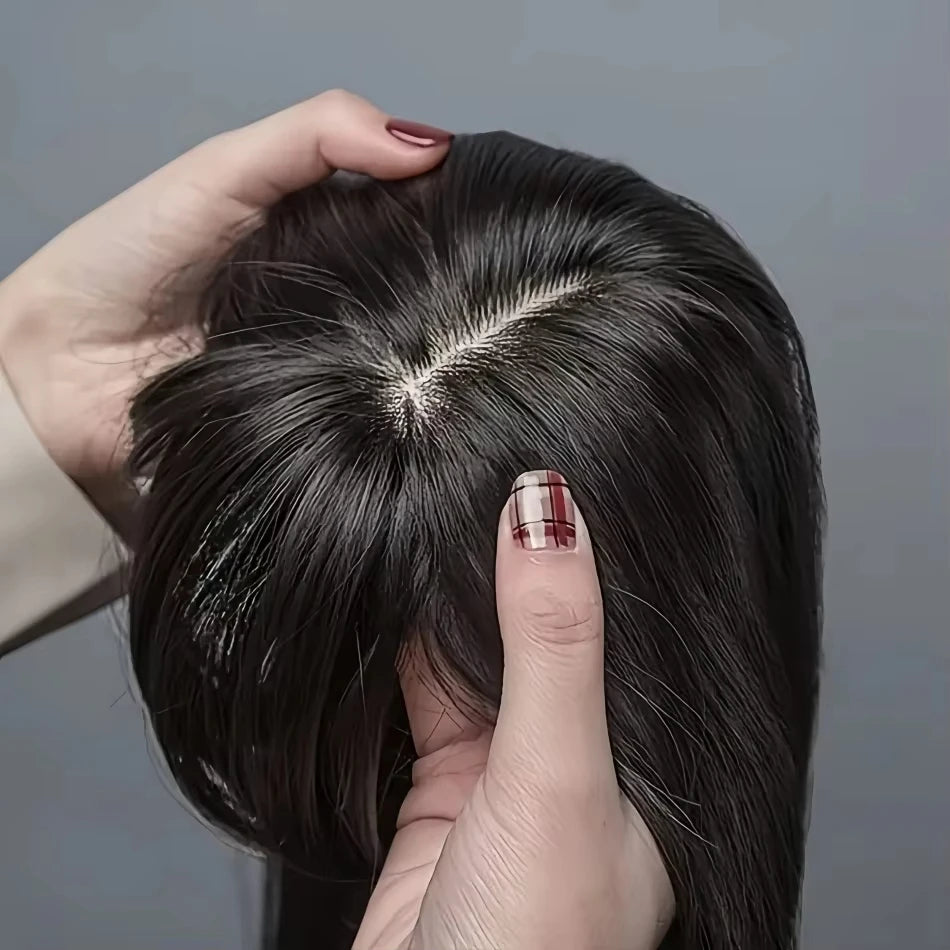 1B Straight Bob Human Hair Wig (Full Machine, Remy, Bleached Knots)