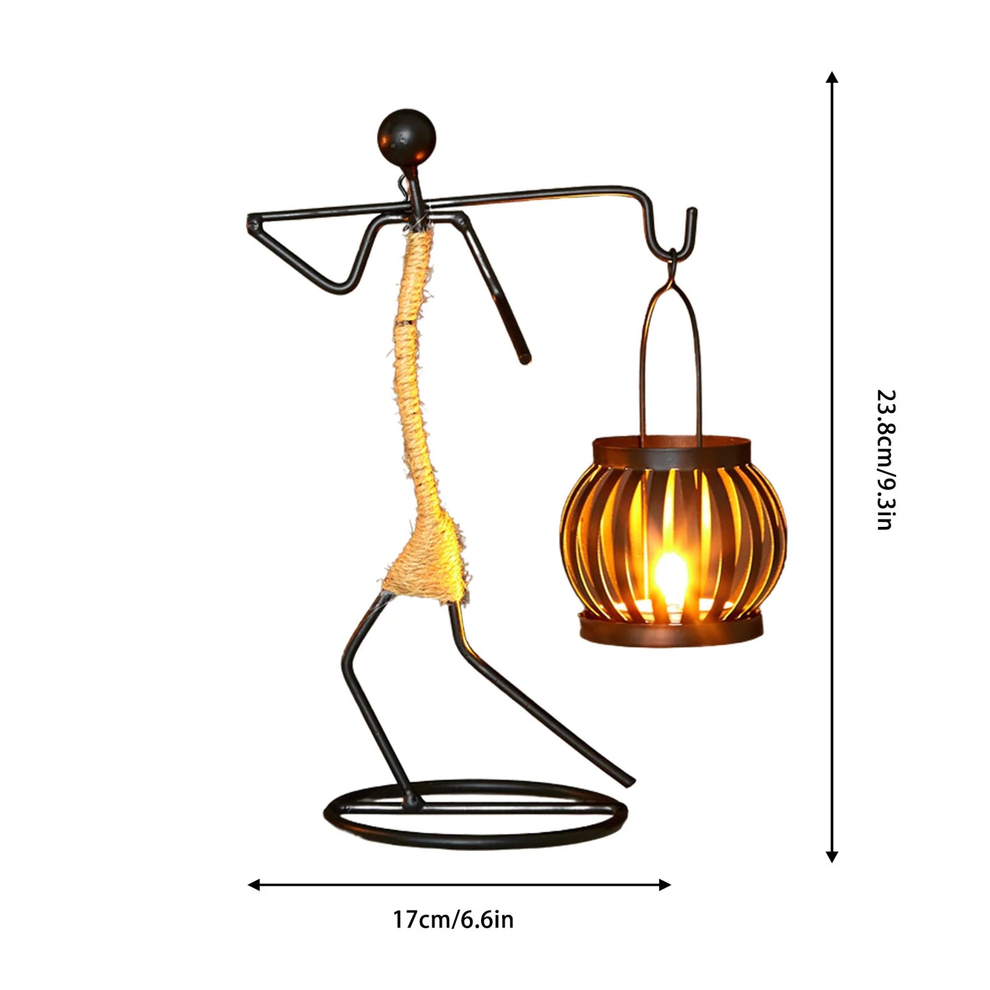 African Style Metal Candle Holder – Elegant Wedding & Home Décor Centerpiece for Candles