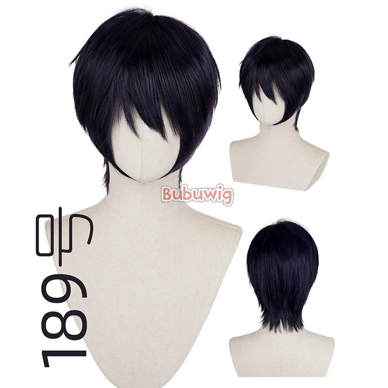 Bubuwig Synthetic Hair Short Straight Cosplay Wig – 70+ Colors, 12 Inch