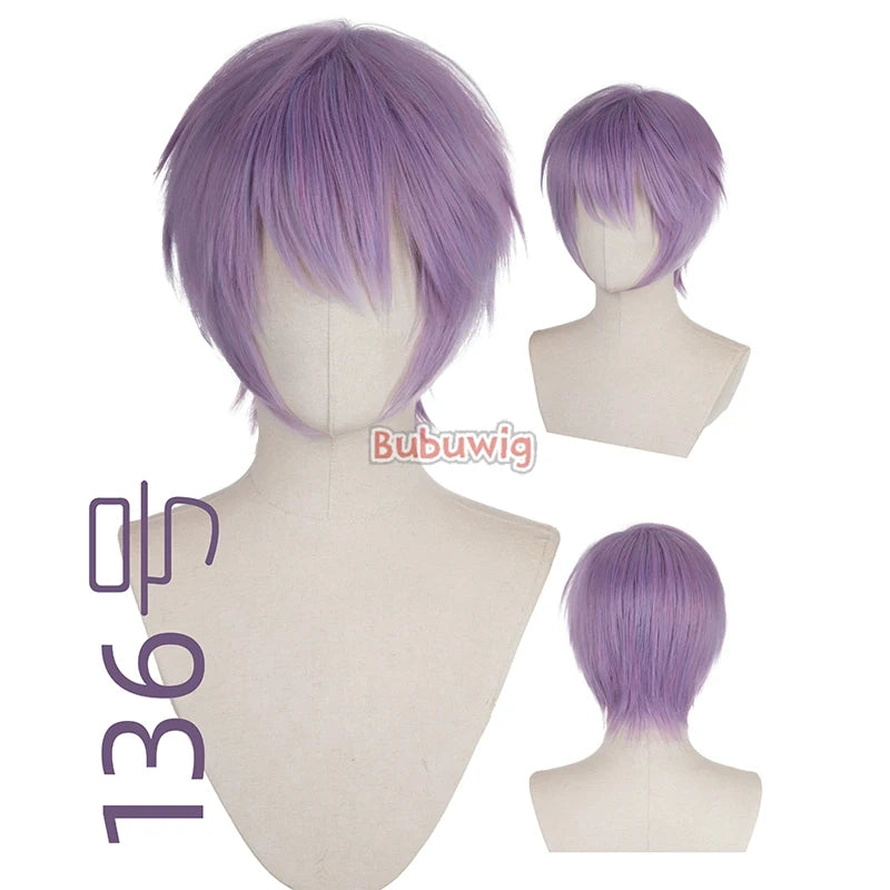 Bubuwig Synthetic Hair Short Straight Cosplay Wig – 70+ Colors, 12 Inch