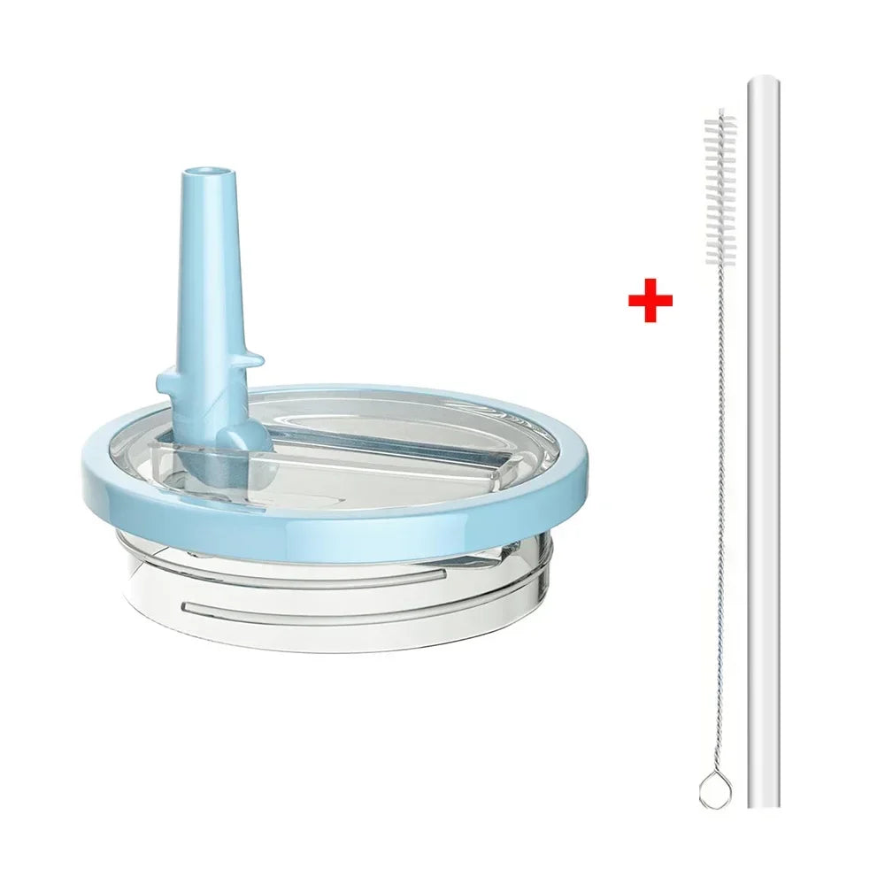40oz Flip Straw Leak-Proof Lid – Replacement Tumbler Cover Compatible with Stanley Cup