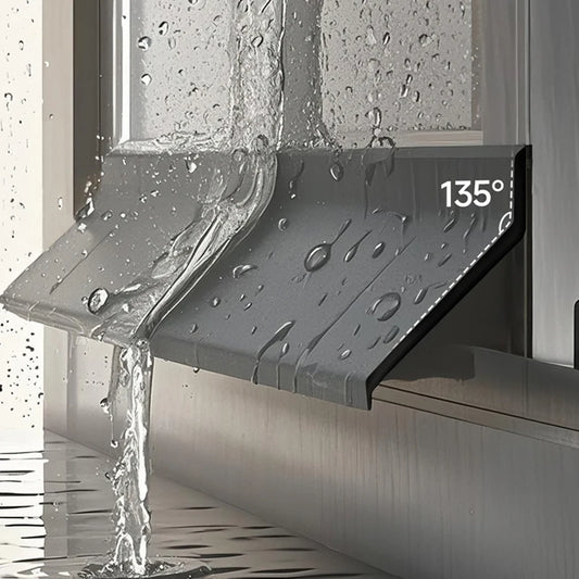 135° Window Rain Guard – Waterproof Windproof Sealing Strip for Sliding Windows & Balcony (1m)