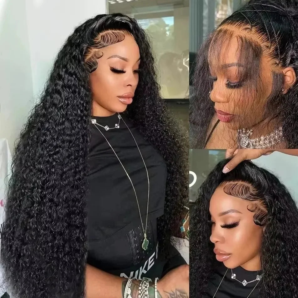 Deep Wave HD Lace Wig | Curly Human Hair 13x4 / 13x6 / 360 Lace Front