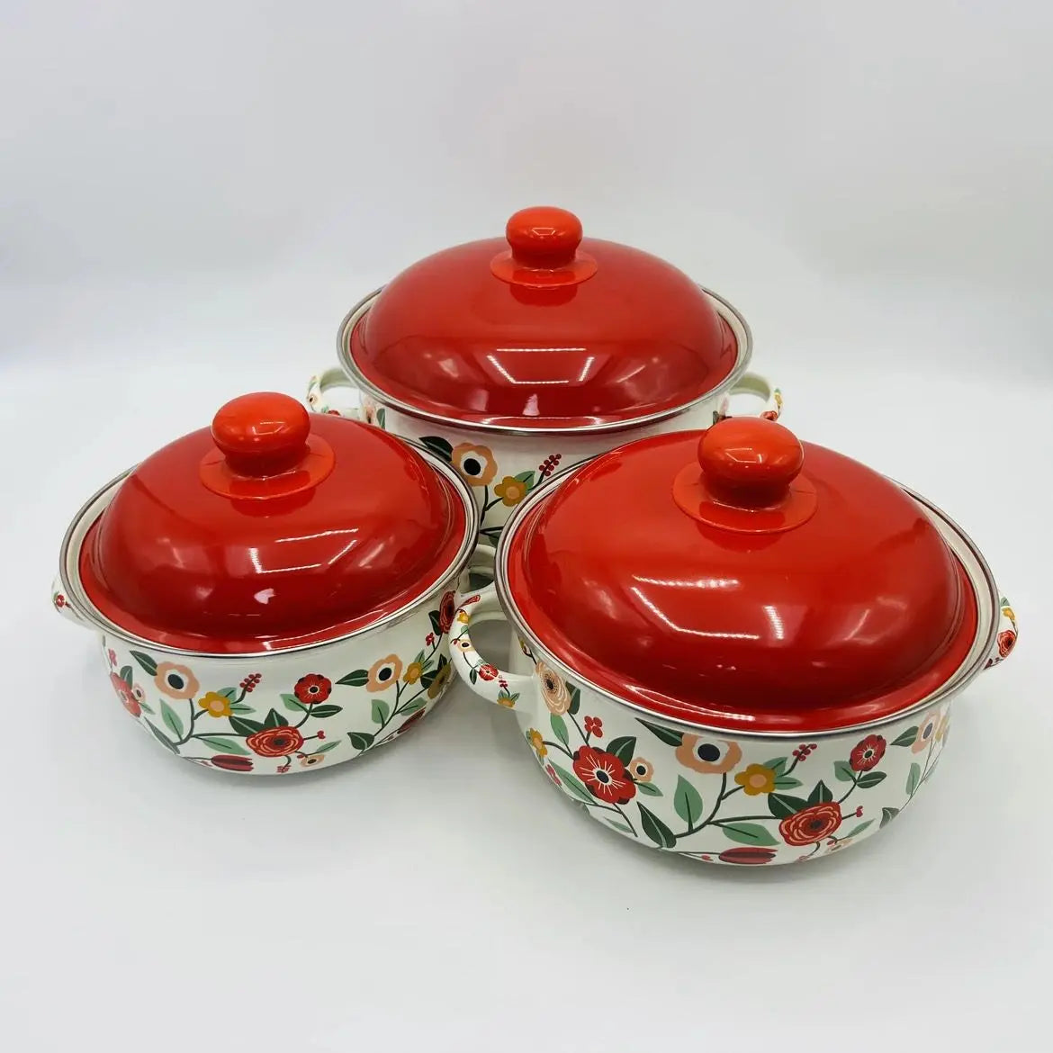 Enamel Stew Pot – Thickened Non-Stick Stock Pot for Soup & Noodles