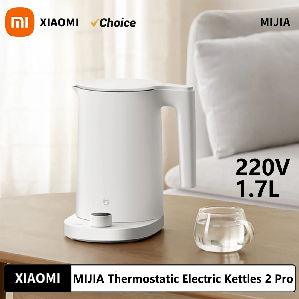 XIAOMI MIJIA Smart Kettle 2 Pro — 1.7L Thermostatic Electric Kettle