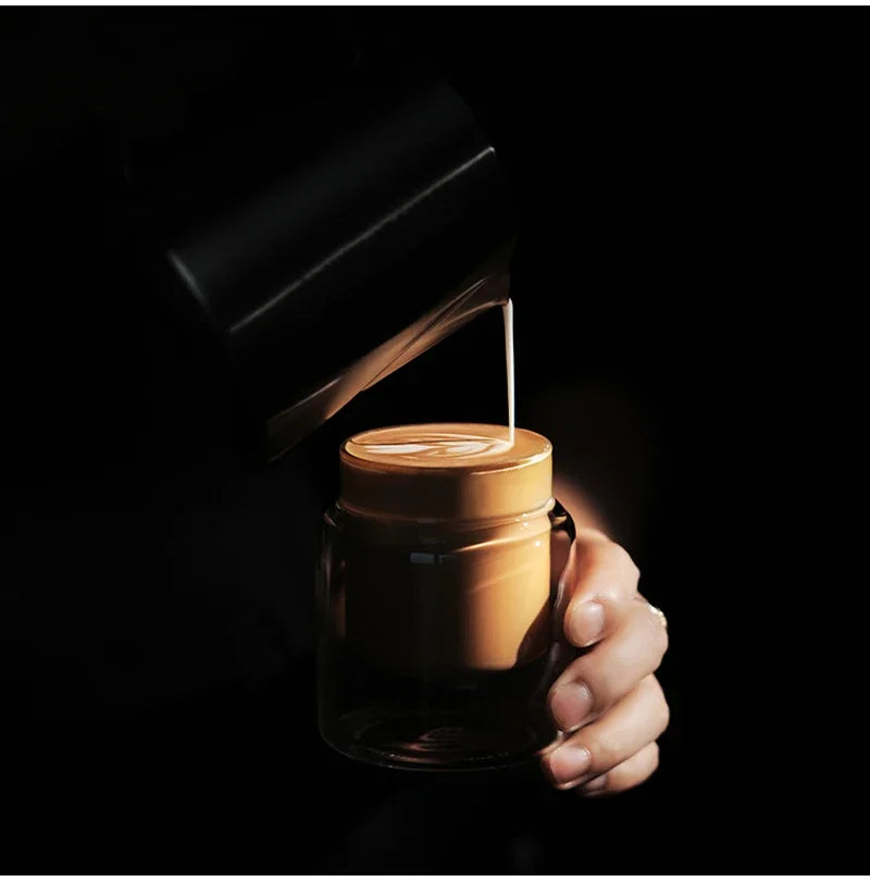 Glass Cup Double Wall Glass Coffee Mugs Borosilicate Glass Espresso Cups Professional Barista Accessories