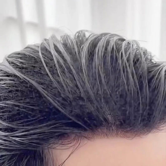 0.12mm Injected Thin Skin Male Hair Toupee | 110%-130% Density | Brazilian Remy Human Hair System