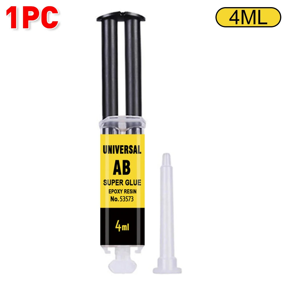 Epoxy Resin AB Glue – Waterproof Fast Adhesive for Wood, Metal & Plastic Repair (4/25ml)