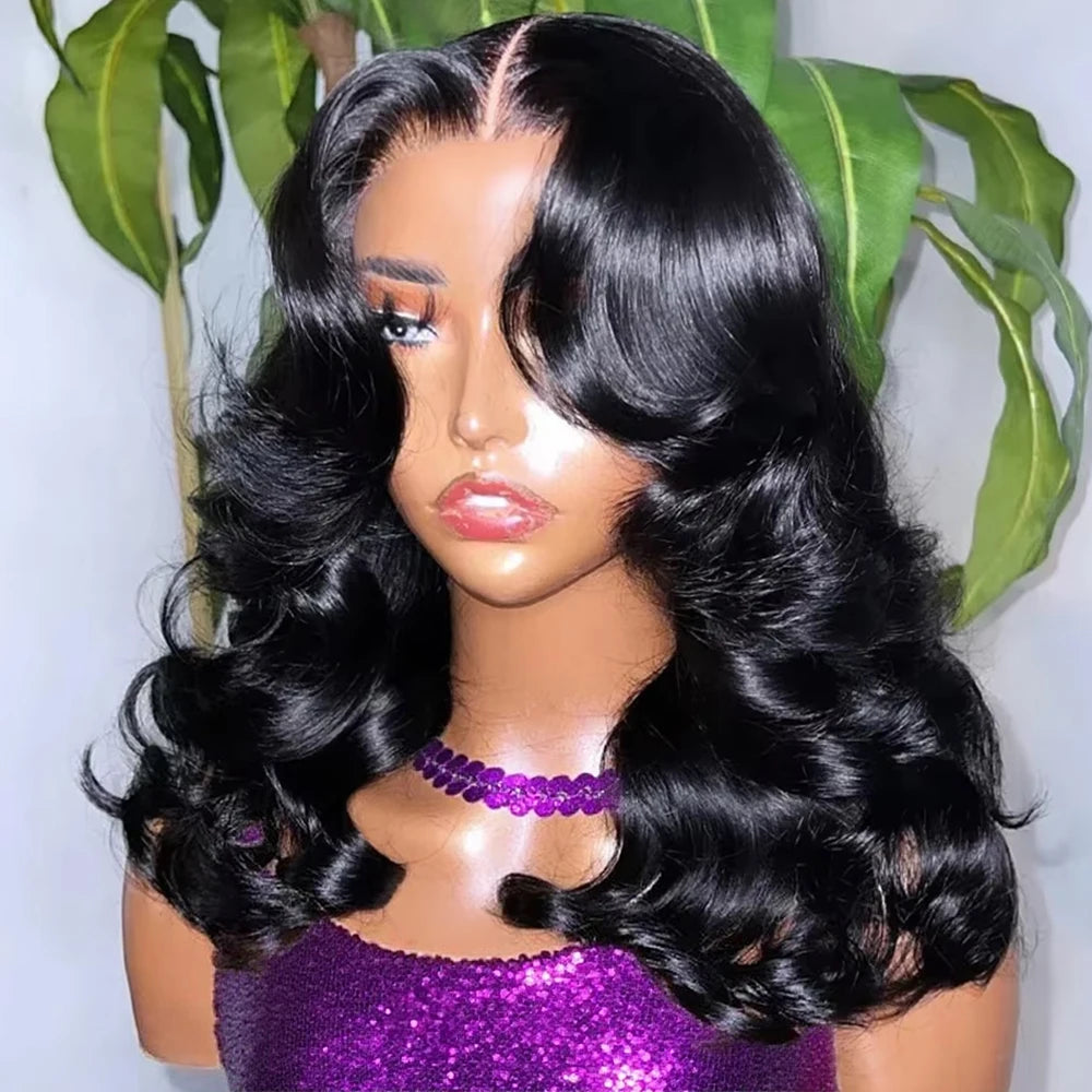 Body Wave HD Lace Frontal Wig 250% Density – Short Bob Human Hair Wig, Glueless 13x4 & 13x6 Transparent Lace, Natural Shine, Premium Salon Look