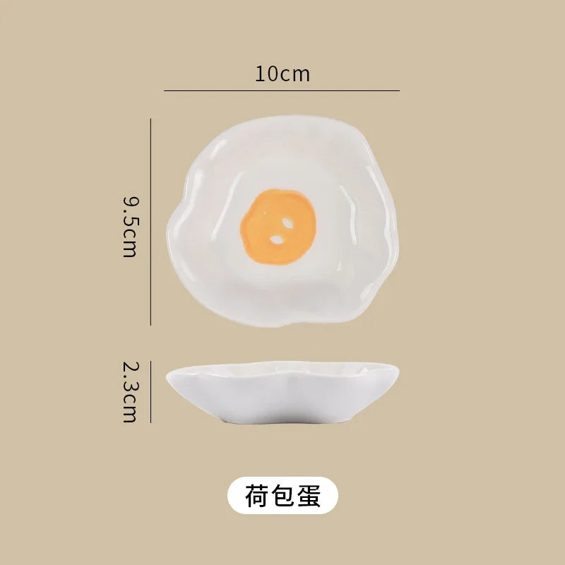 Ceramic Cloud Sauce Dish – Cute Seasoning Bowl for Kitchen & Tableware