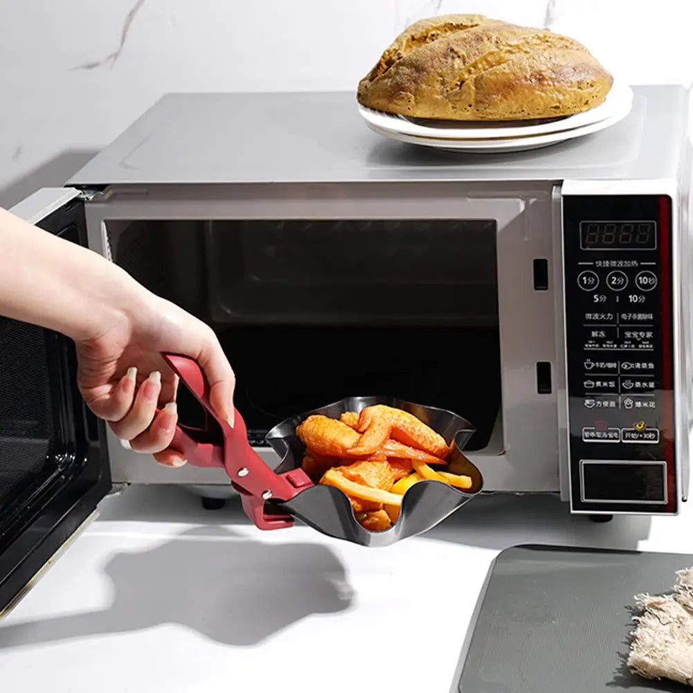 Heat-Resistant Silicone Clip – Non-Slip Kitchen Tongs & Handle Tool