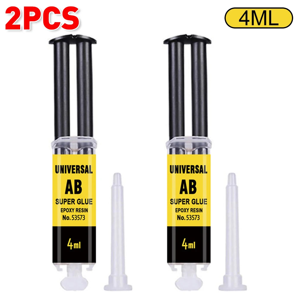 Epoxy Resin AB Glue – Waterproof Fast Adhesive for Wood, Metal & Plastic Repair (4/25ml)