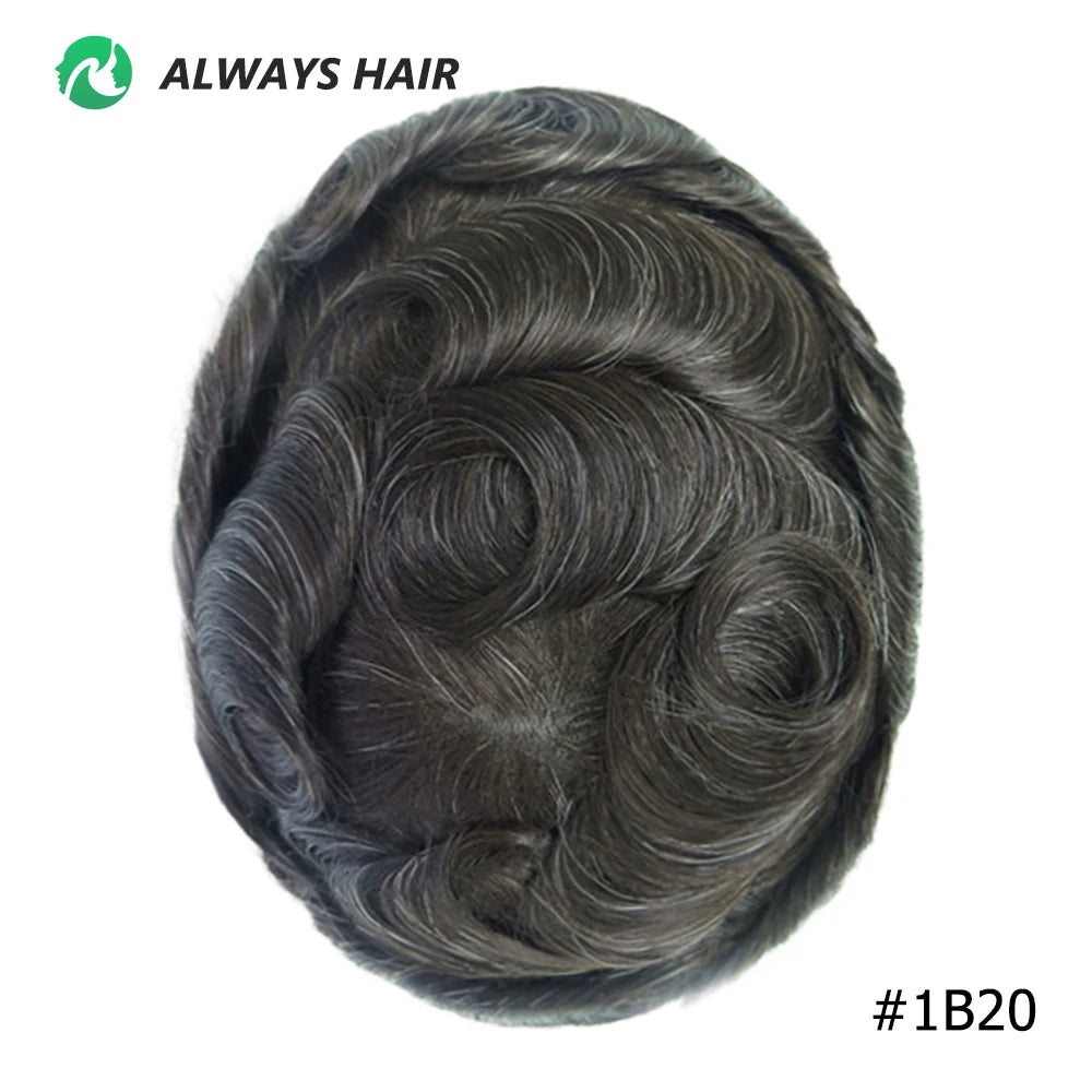 Australia Toupee for Men | French Lace & PU Base Human Hair System