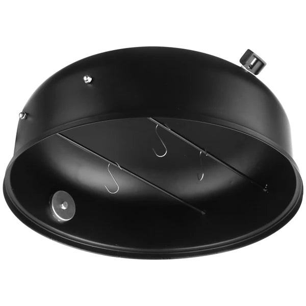 80x41x48cm Outdoor BBQ Smoker Grill – Iron Carbon Charcoal Grill, Black | WowPopMall