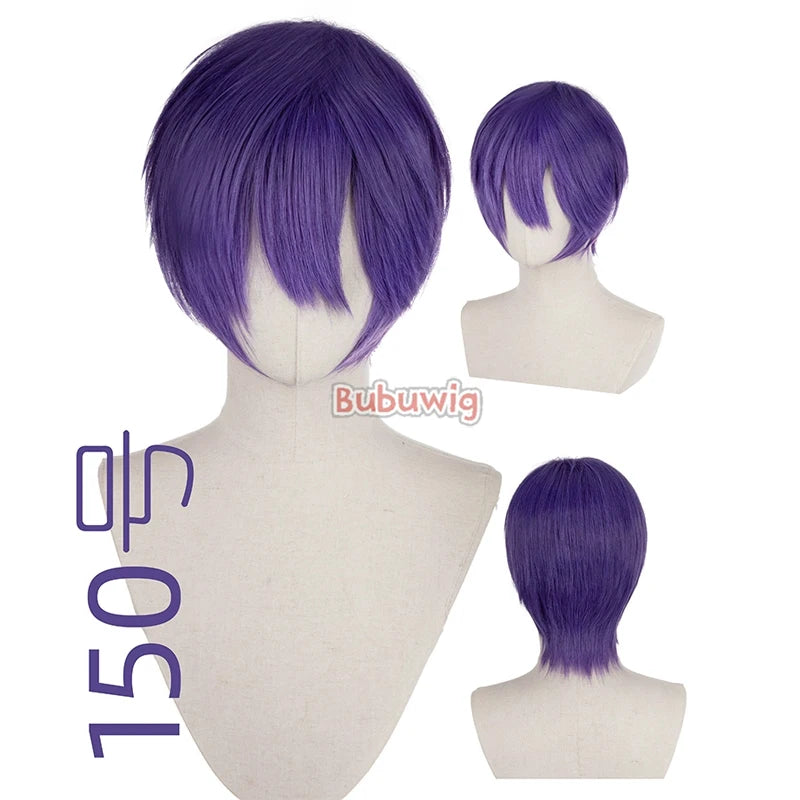 Bubuwig Synthetic Hair Short Straight Cosplay Wig – 70+ Colors, 12 Inch