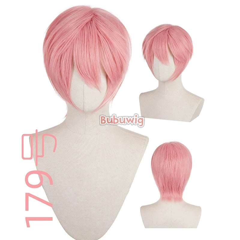 Bubuwig Synthetic Hair Short Straight Cosplay Wig – 70+ Colors, 12 Inch