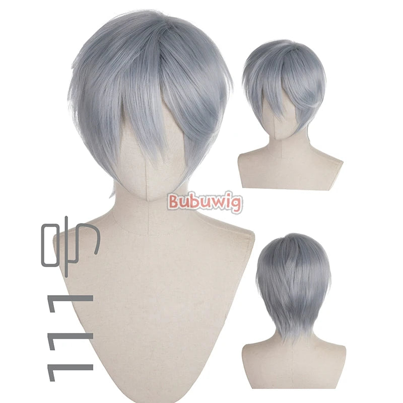 Bubuwig Synthetic Hair Short Straight Cosplay Wig – 70+ Colors, 12 Inch