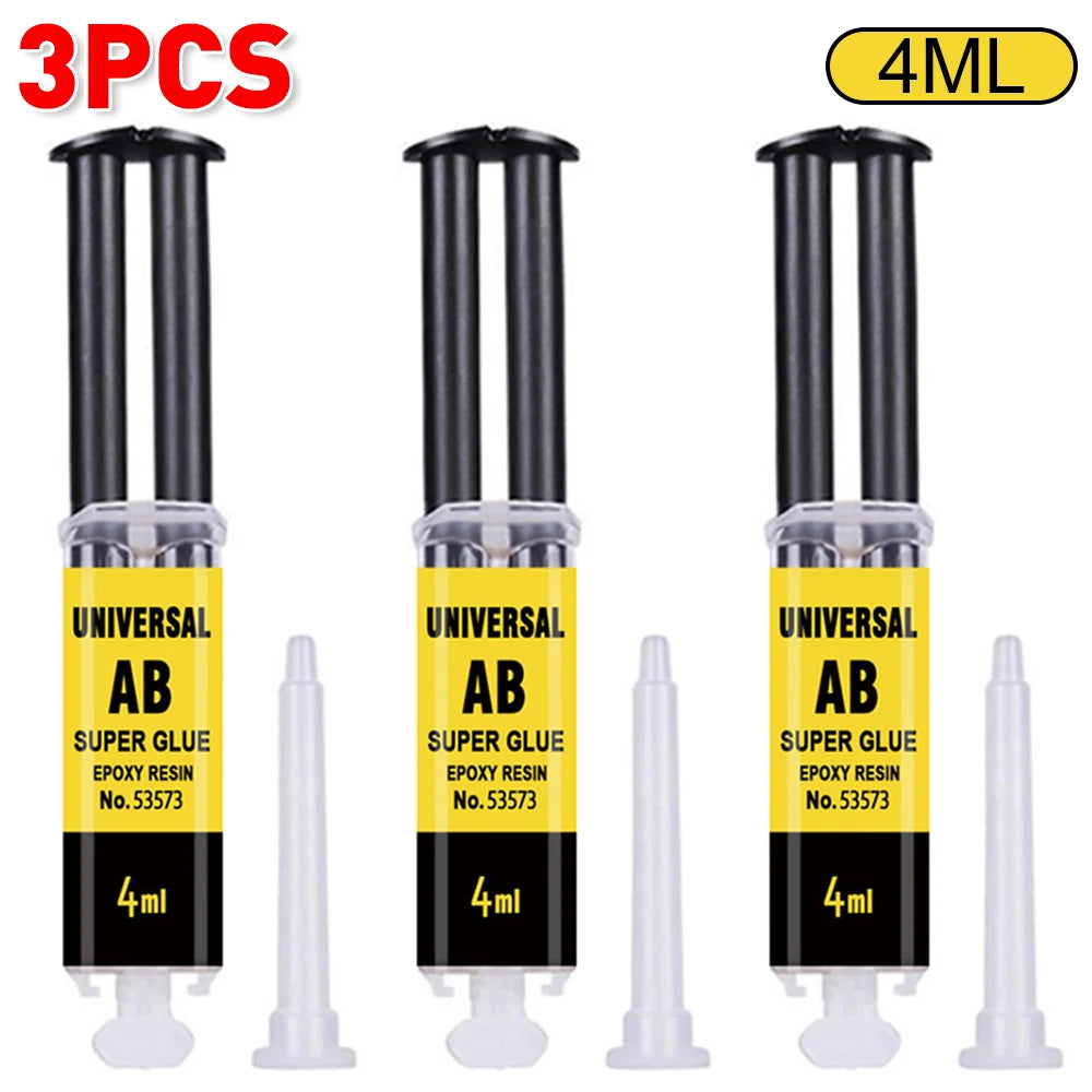 Epoxy Resin AB Glue – Waterproof Fast Adhesive for Wood, Metal & Plastic Repair (4/25ml)