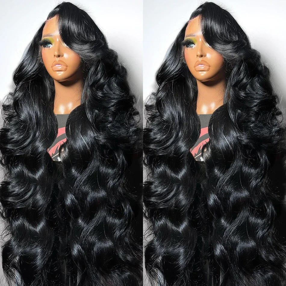 30–40 Inch 360 Full Lace Body Wave Wig – HD Lace 13x4/13x6 Frontal & 4x4/5x5 Closure Options, 100% Brazilian Human Hair