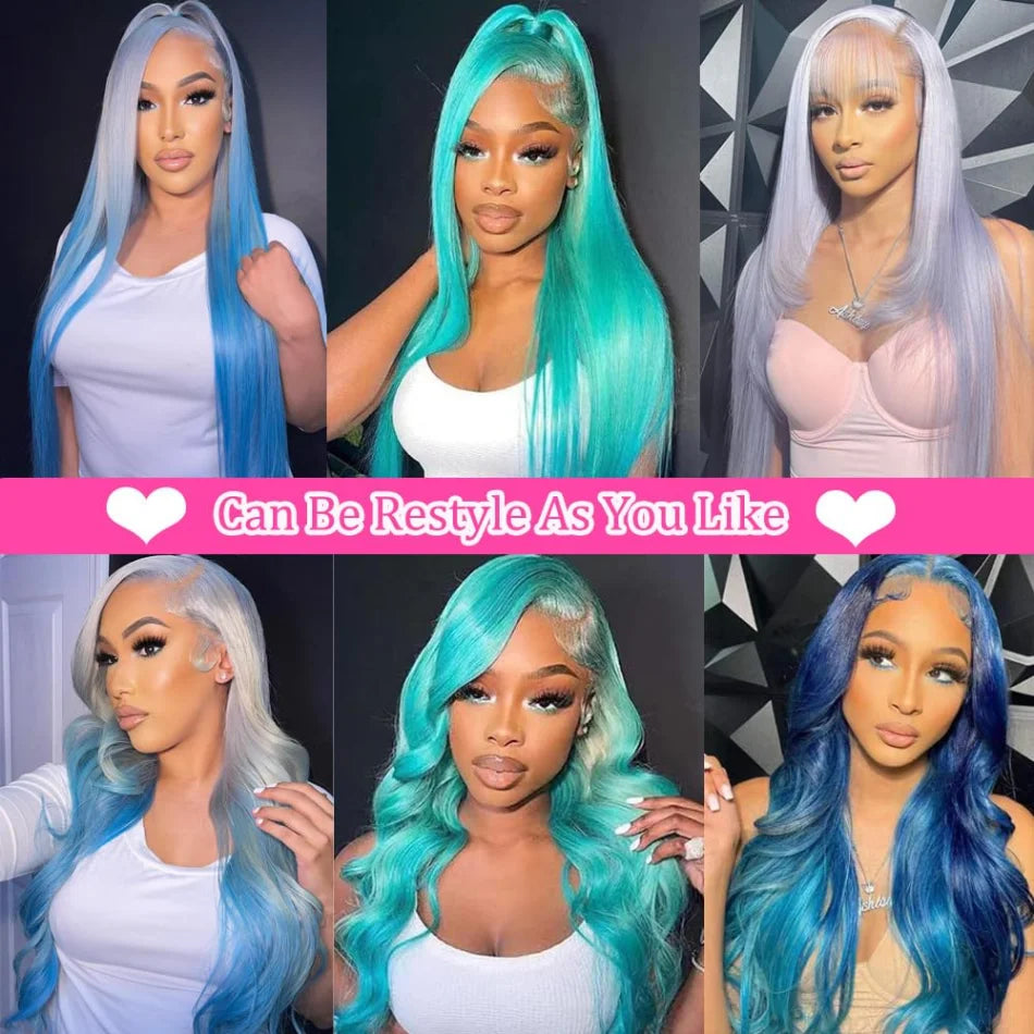 Blonde 613 HD Lace Frontal Straight Brazilian Wig – 40 Inch, 250% Density, 13×6 Transparent Lace