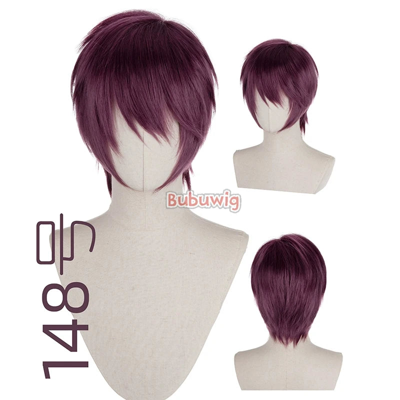 Bubuwig Synthetic Hair Short Straight Cosplay Wig – 70+ Colors, 12 Inch