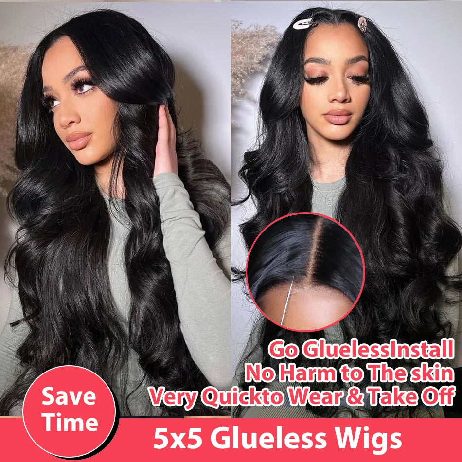 Wear & Go HD 13x6 Body Wave Lace Front Human Hair Wig (Glueless) | 30–40"