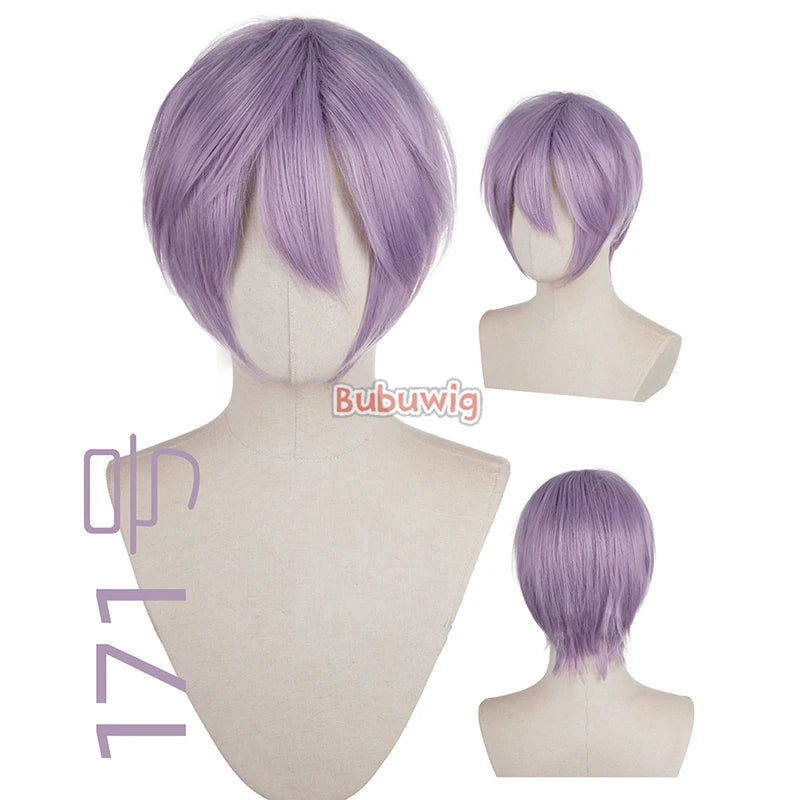 Bubuwig Synthetic Hair Short Straight Cosplay Wig – 70+ Colors, 12 Inch