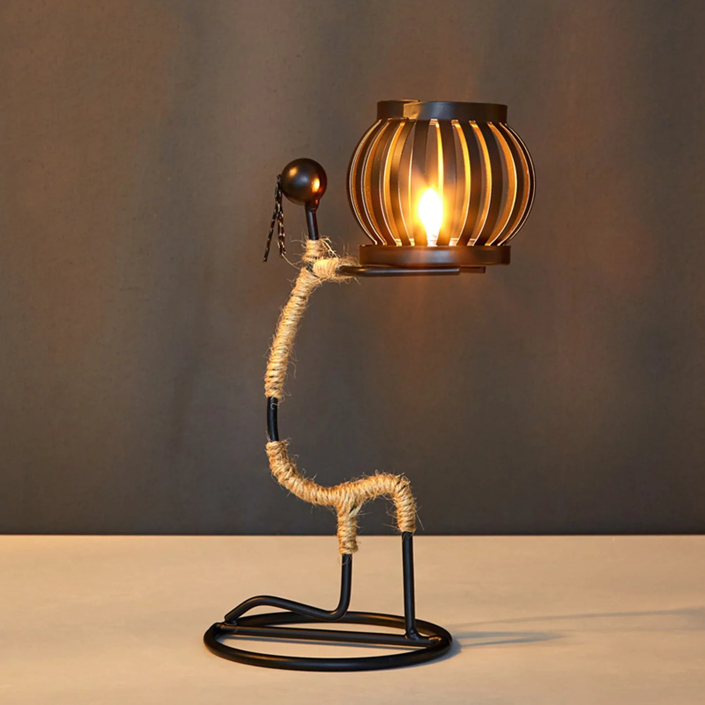 African Style Metal Candle Holder – Elegant Wedding & Home Décor Centerpiece for Candles