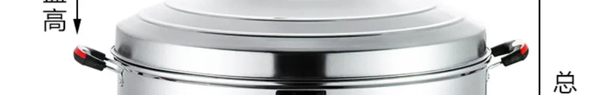Commercial Stainless Steel Electric Steamer – Large Capacity 3-Tier Cooker