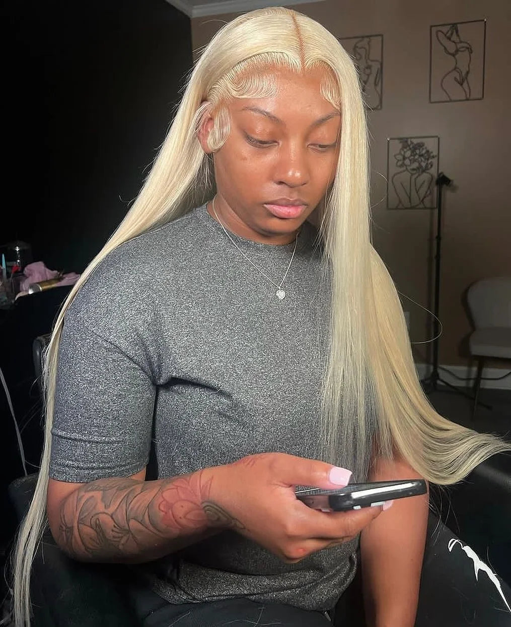 613 Straight HD Lace Front Wig – 13x4 & 13x6 Transparent Lace, 100% Brazilian Remy Human Hair (26"+)