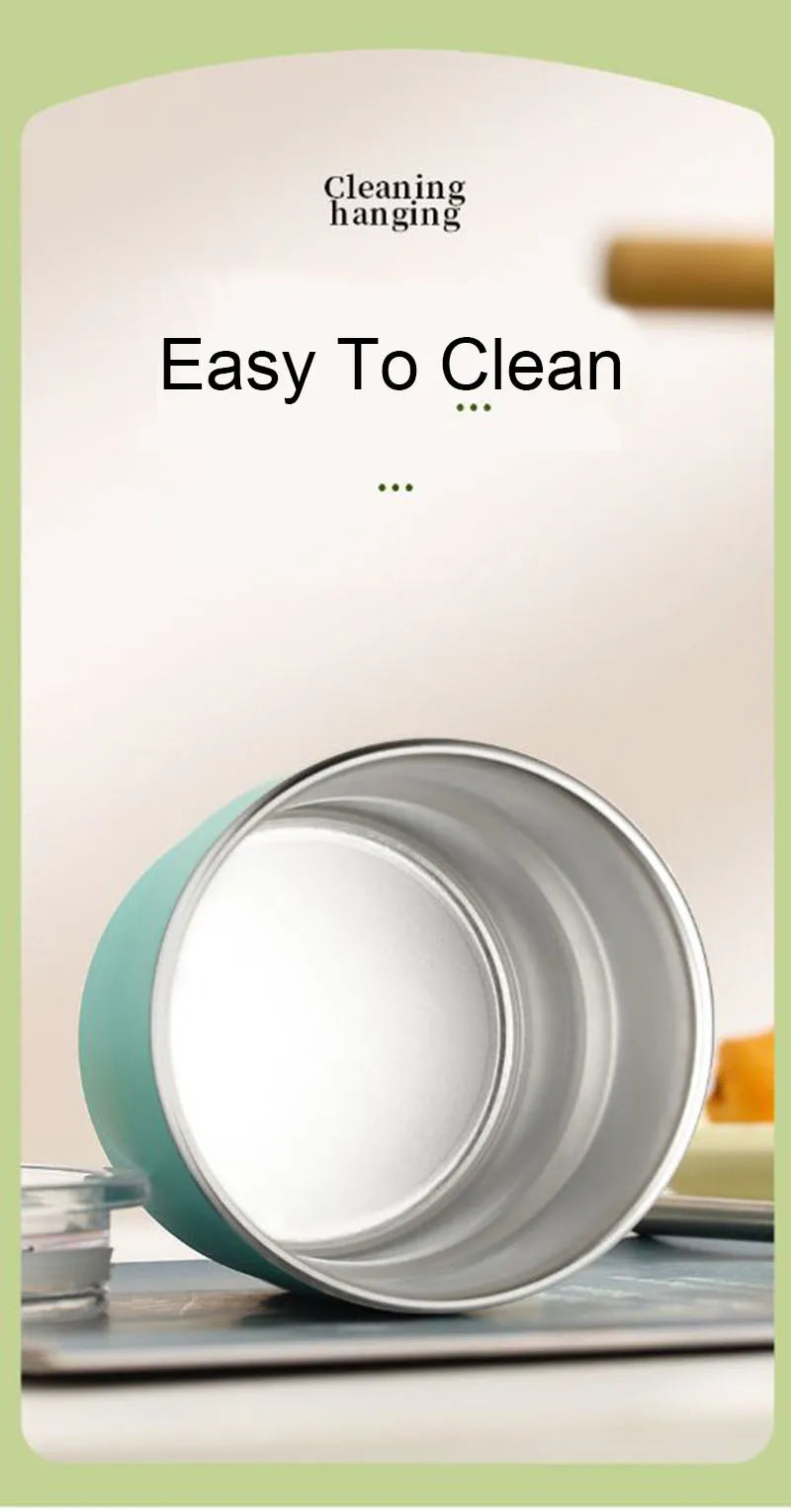 300ml Stainless Steel Tumbler with Straw & Lid – Portable Coffee Travel Mug