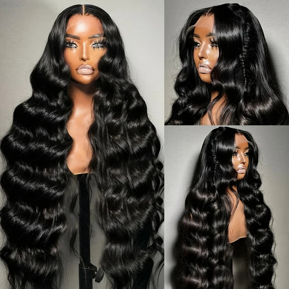 200 Density Brazilian Remy Body Wave Lace Front Wig | Transparent Swiss Lace (13x6 / 13x4)