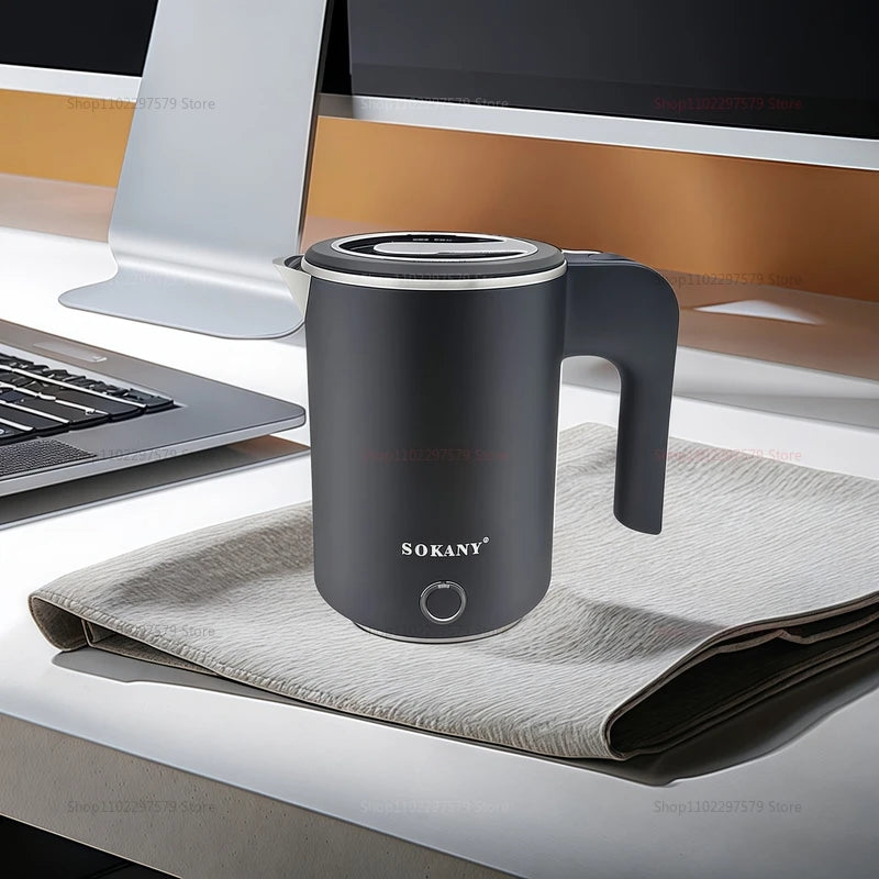 500ML Travel Electric Kettle – Portable Stainless Steel Water Boiler for Tea, Coffee & Camping