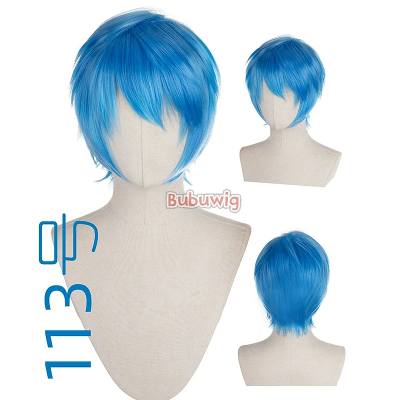 Bubuwig Synthetic Hair Short Straight Cosplay Wig – 70+ Colors, 12 Inch