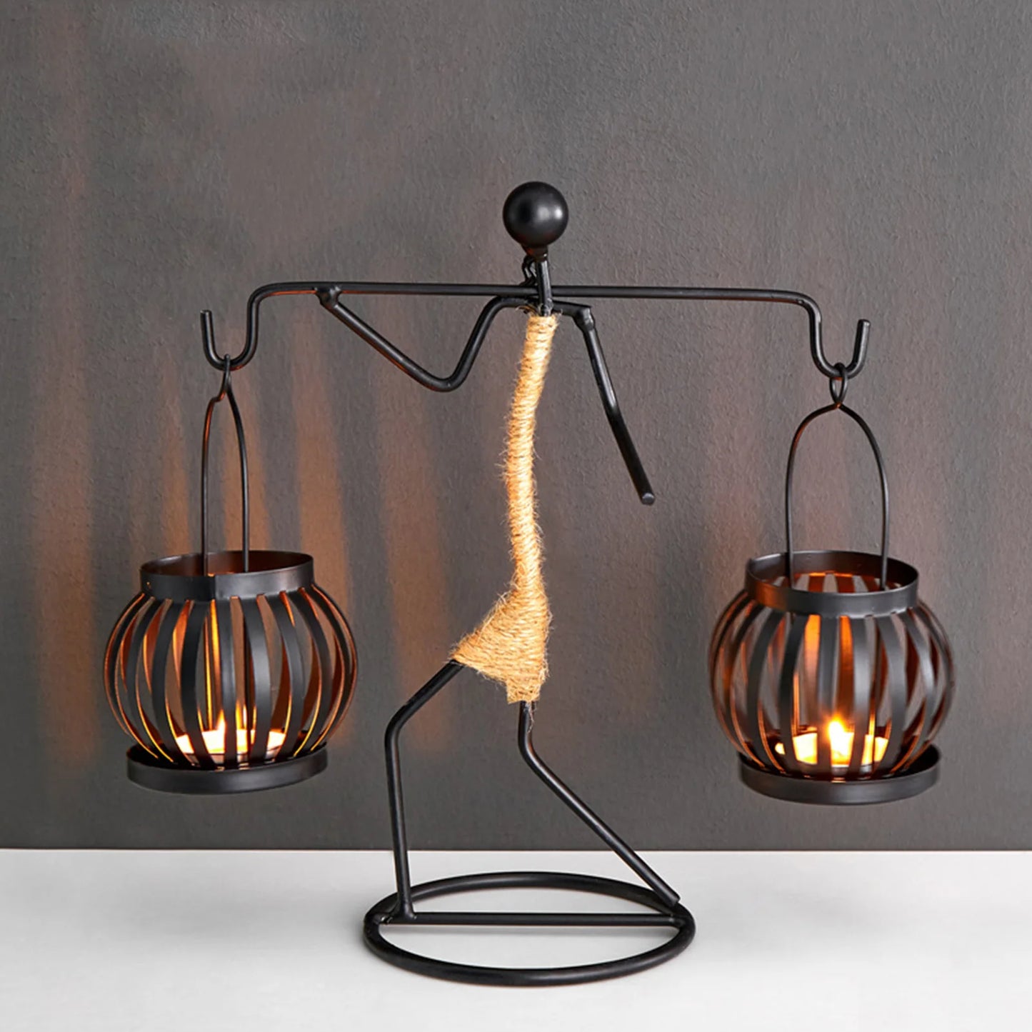 African Style Metal Candle Holder – Elegant Wedding & Home Décor Centerpiece for Candles