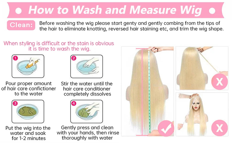 40–50 Inch 613 Blonde HD Lace Front Wig | Brazilian Bone Straight Human Hair Wig