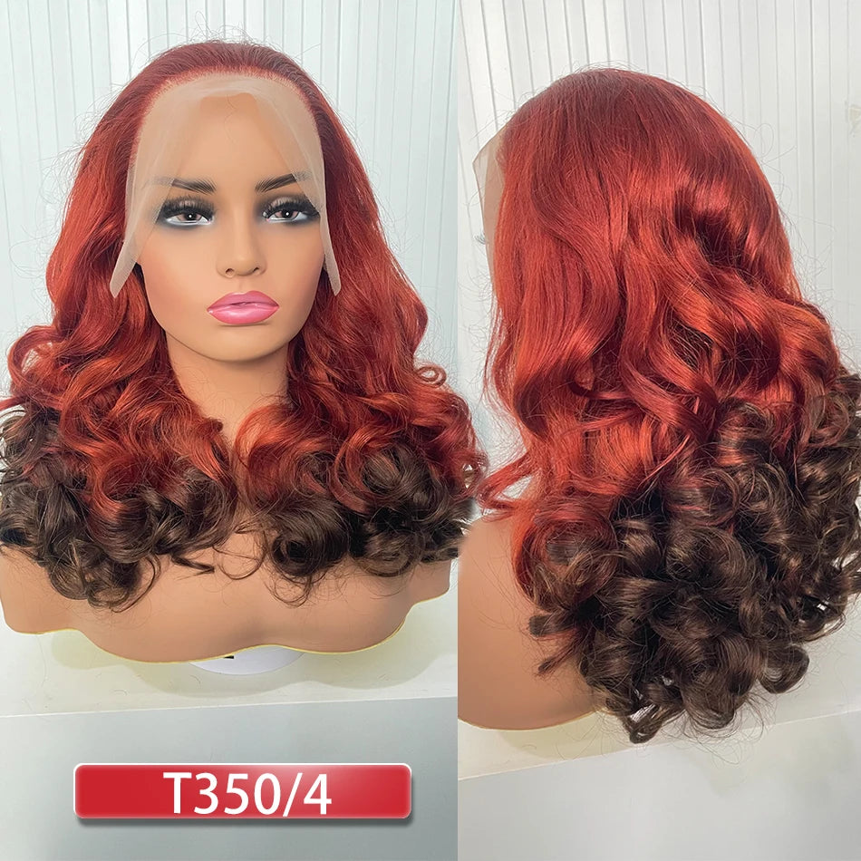 Glueless Loose Wave Human Hair Wig 13x4 HD Transparent Lace · 250% Density · 18–24 Inch