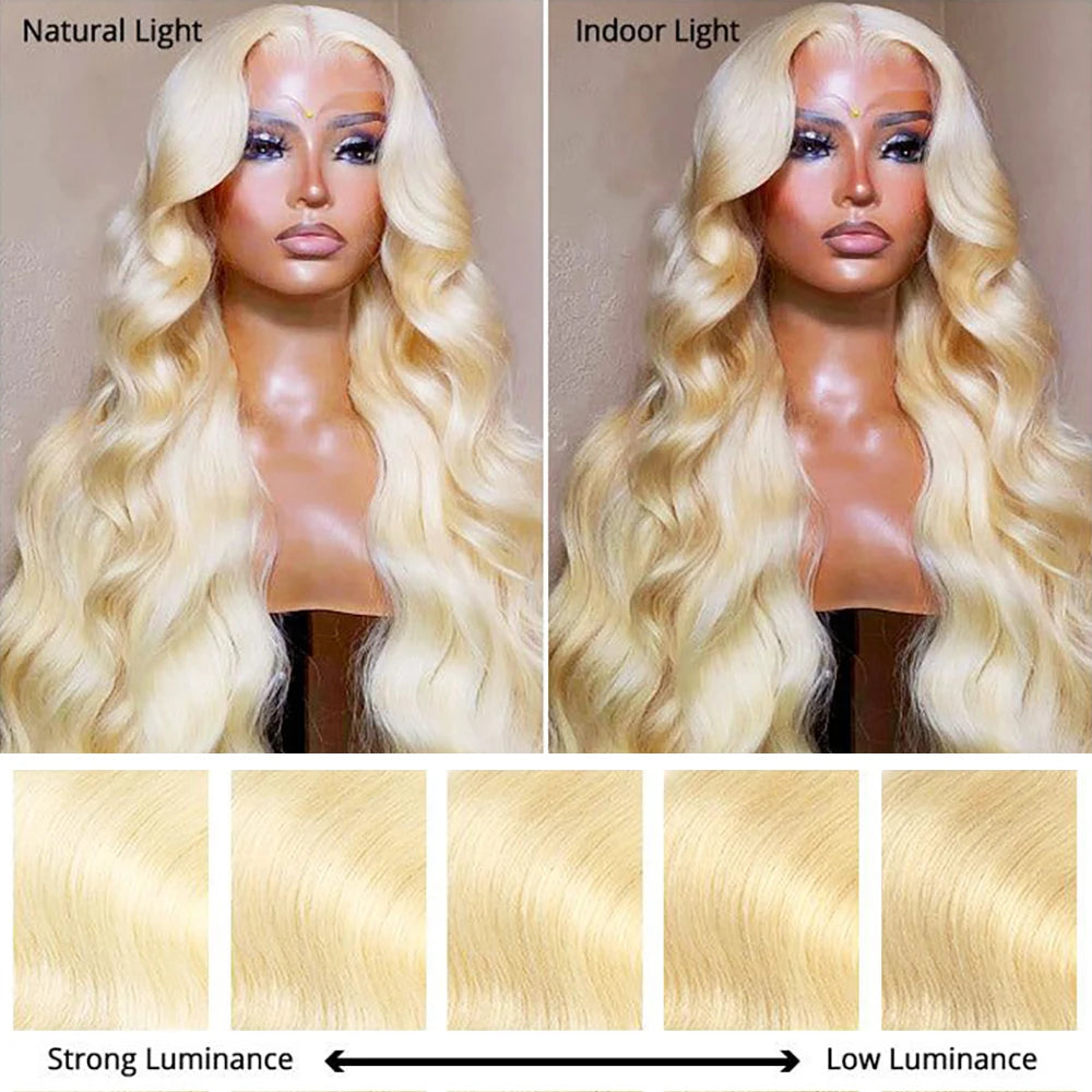 40” Rose Red Body Wave HD Lace Front Wig – 13x6 Transparent Brazilian Human Hair