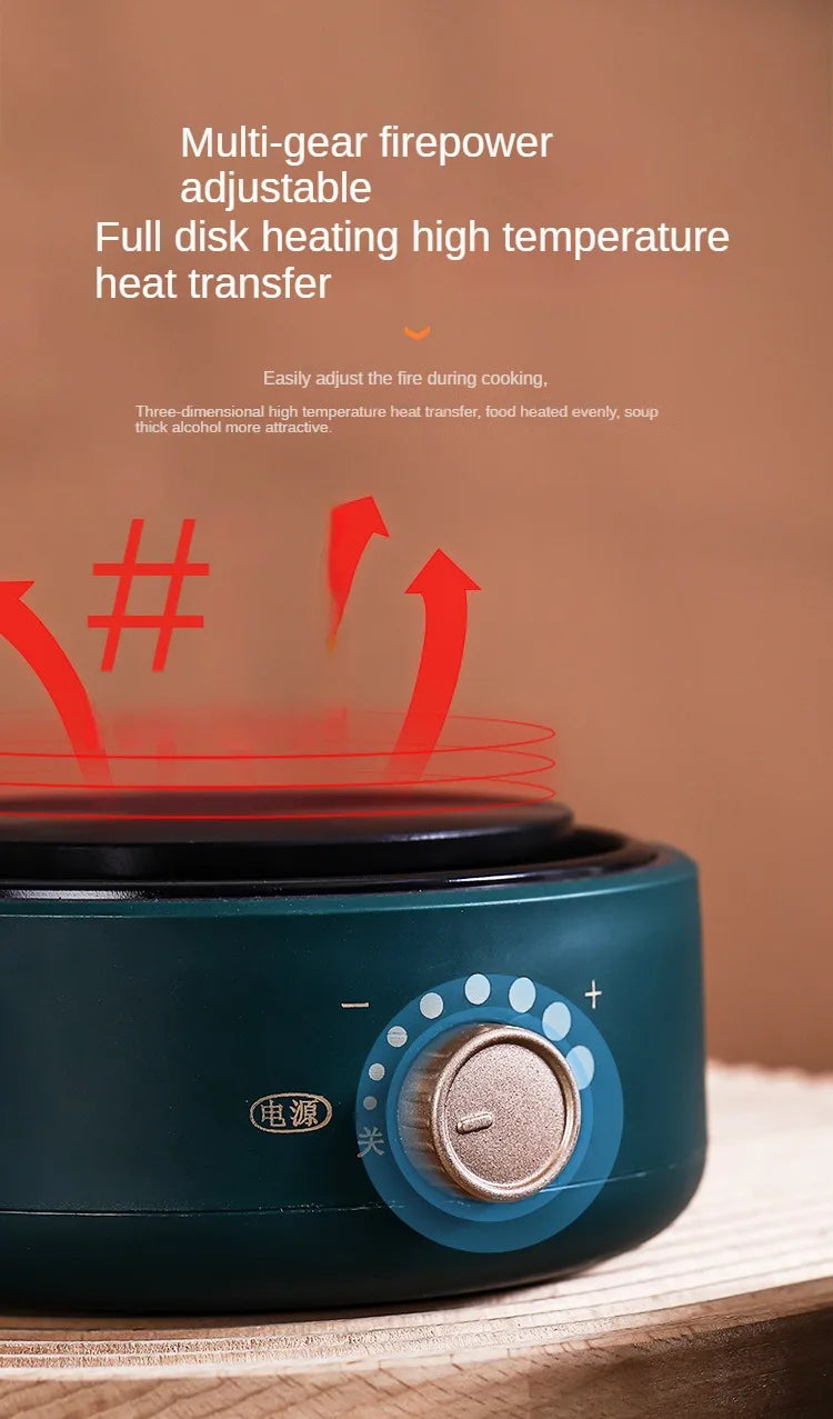 Smart Electric Hot Pot Cooker – Multi-Function Mini Steamer & Rice Cooker (EU Plug)