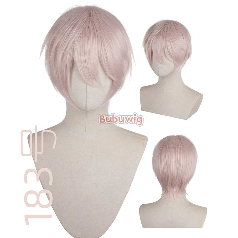 Bubuwig Synthetic Hair Short Straight Cosplay Wig – 70+ Colors, 12 Inch